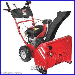 Troy-Bilt 24-inch 2-Stage Gas Snow Thrower 208CC 4-Cycle OHM with Electric Start