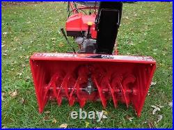 Troy Bilt Snow Blower Storm Tracker 30 Inch 11 HP Electric Start 2 Stage