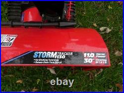 Troy Bilt Snow Blower Storm Tracker 30 Inch 11 HP Electric Start 2 Stage