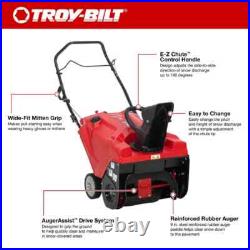 Troy-Bilt Squall 21 in. 123 cc Single-Stage Gas Snow Blower withE-Z Chute Control Troy-Bilt Squall 21 in. 123 cc Single-Stage Gas Snow Blower withE-Z Chute Control
