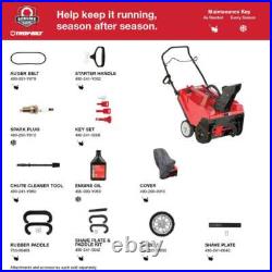Troy-Bilt Squall 21 in. 123 cc Single-Stage Gas Snow Blower withE-Z Chute Control Troy-Bilt Squall 21 in. 123 cc Single-Stage Gas Snow Blower withE-Z Chute Control