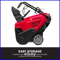 Troy-Bilt Squall 21 in. 123 cc Single-Stage Gas Snow Blower withE-Z Chute Control Troy-Bilt Squall 21 in. 123 cc Single-Stage Gas Snow Blower withE-Z Chute Control