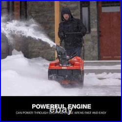 Troy-Bilt Squall 21 in. 123 cc Single-Stage Gas Snow Blower withE-Z Chute Control Troy-Bilt Squall 21 in. 123 cc Single-Stage Gas Snow Blower withE-Z Chute Control