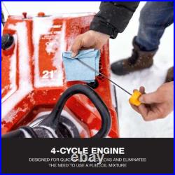 Troy-Bilt Squall 21 in. 123 cc Single-Stage Gas Snow Blower withE-Z Chute Control Troy-Bilt Squall 21 in. 123 cc Single-Stage Gas Snow Blower withE-Z Chute Control