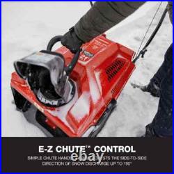 Troy-Bilt Squall 21 in. 123 cc Single-Stage Gas Snow Blower withE-Z Chute Control Troy-Bilt Squall 21 in. 123 cc Single-Stage Gas Snow Blower withE-Z Chute Control
