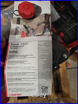 Troy Bilt storm 2420 24 208cc two stage snow blower 31AS6KN2B23