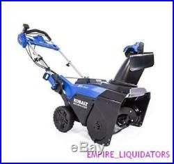 UNUSED & BOXED 22 KOBALT 80-VOLT CORDLESS SNOW THROWER BLOWER With CHARGER $599