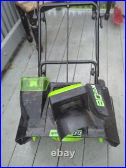 USED? Snow Blower Snowblower Snow thrower Cordless 20 Greenworks 80V TOOL ONLY