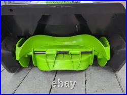 USED? Snow Blower Snowblower Snow thrower Cordless 20 Greenworks 80V TOOL ONLY