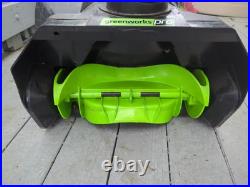 USED? Snow Blower Snowblower Snow thrower Cordless 20 Greenworks 80V TOOL ONLY