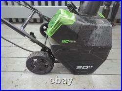 USED? Snow Blower Snowblower Snow thrower Cordless 20 Greenworks 80V TOOL ONLY