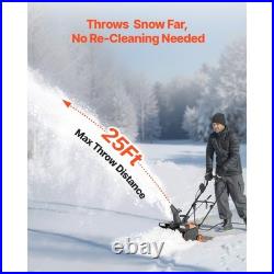 Uimoso 17 20 23 Electric Snow Blower Shovel 12A 15A 20-25ft Throwing Distance
