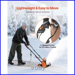 Uimoso 17 in Electric Snow Blower 12A Motor Snow Shovel, 20 ft Throwing Distance Uimoso 17 in Electric Snow Blower 12A Motor Snow Shovel, 20 ft Throwing Distance