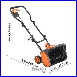 Uimoso 17 in Electric Snow Blower 12A Motor Snow Shovel, 20 ft Throwing Distance