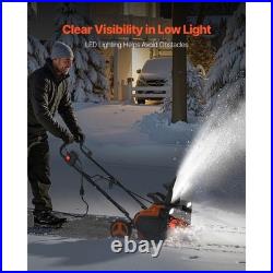 Uimoso 23 Electric Snow Blower 15A 25ft Throwing Distance Snow Shovel Blower