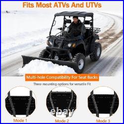 Universal 60in Snow Plow Blade Snow Plow Kit Heavy Duty Steel Push Snow Blade Universal 60in Snow Plow Blade Snow Plow Kit Heavy Duty Steel Push Snow Blade