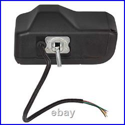 Universal Trunk Snow Plow Lights Kit Plastic Clear Lens+Black Chrome Housing Universal Trunk Snow Plow Lights Kit Plastic Clear Lens+Black Chrome Housing
