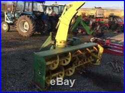 Used John Deere Jd 270 Snow Blower 3-point 540 Pto 2 Auger 84 Blower