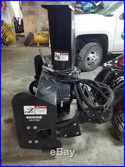 Used once Erskine 48 snow blower attachment Model 2010. Off a Toro Ding TX1000