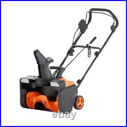 VEVOR 15A 20 in Electric Corded Snow Blower 25 ft Throw Distance Snow Thrower