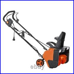 VEVOR 15A 20 in Electric Corded Snow Blower 25 ft Throw Distance Snow Thrower