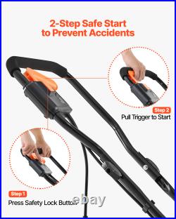 VEVOR 17 20 23 Electric Snow Blower Shovel 12A 15A 20-25ft Throwing Distance