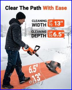 VOLTASK Cordless Snow Shovel Electric Snow Blower withBattery & Quick Charger VOLTASK Cordless Snow Shovel Electric Snow Blower withBattery & Quick Charger