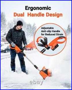 VOLTASK Cordless Snow Shovel Electric Snow Blower withBattery & Quick Charger VOLTASK Cordless Snow Shovel Electric Snow Blower withBattery & Quick Charger