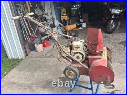 Viking Power Single Stage Gas Snow Blower 4HP Briggs & Stratton Engine Red