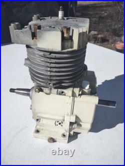 Vintage 1984 Tecumseh HM80 Engine Motor 8 HP Long block Snowblower Rotates well