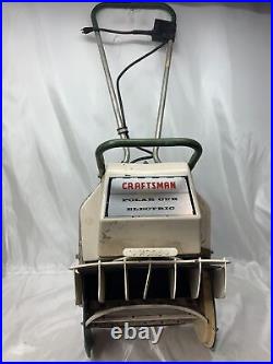 Vintage Sears Craftsman Snow Thrower Polar Cub Electric 131.81957 Works Rare