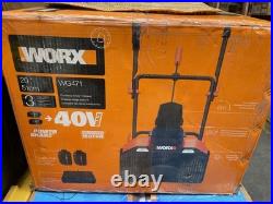 WG471 WORX 40V Power Share 20 Cordless Snow Blower with Brushless Motor