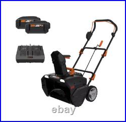 WORX Nitro Power Share 40V 20in Single-stage Snow Blower 4Ah&Battery+Charger WORX Nitro Power Share 40V 20in Single-stage Snow Blower 4Ah&Battery+Charger