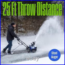 WSnow22 Corded Snow Blower 22 Inch, Steel Auger, Dual LED Lights, Electric Snow WSnow22 Corded Snow Blower 22 Inch, Steel Auger, Dual LED Lights, Electric Snow