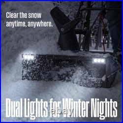 WSnow22 Corded Snow Blower 22 Inch, Steel Auger, Dual LED Lights, Electric Snow WSnow22 Corded Snow Blower 22 Inch, Steel Auger, Dual LED Lights, Electric Snow