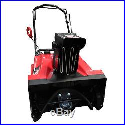 Warrior Tools Gas-Powered Single Stage Snow Thrower 20-Inch, Red WR-67436