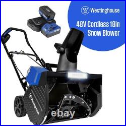 Westinghouse Open Box 48V 18 Cordless Snow Blower