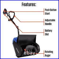 Westinghouse WSnow13S 24V 13 Cordless Snow Shovel with Battery & Fast Charger