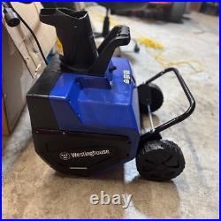 Westinghouse WSnow22 Walk Behind Corded Electric Snow Blower, Dual LED Lights