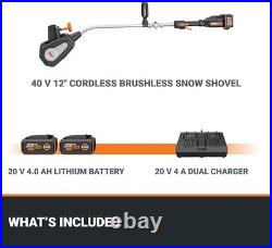 Worx Nitro 40V 12 in. Snow Shovel (WG460-AN)