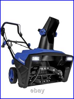 Wsnow20 Electric Snow Blower 20 1800W, Steel Auger, Dual LED, 25ft Throw