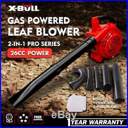 X-BULL 26cc Gasoline Leaf Blower Powered Vacuum Handheld Commercial Yard Outdoor