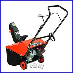 YARDMAX YB4628 Single Stage Snow Thrower, 87cc, 18 snow blower