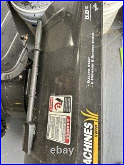 Yard Machines 26 in Two-Stage Gas Snow Blower Electric Start Chute Control