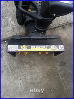 Yard Machines 5 Hp 22 Wide 2 Stage Snowblower Used Yard Machines 5 Hp 22 Wide 2 Stage Snowblower Used