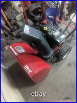 Yard Machines Gasoline Powered Snow Blower 5HP/22 22 in Red Metal Outdoor Tool