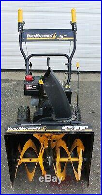 Yard Machines MTD 22 Snow Blower 5HP Tecumseh Electric Start 7 Speed Freeship