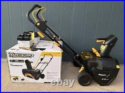 Yard works 40v (2X20V) 20 Cordless Snowblower. READ