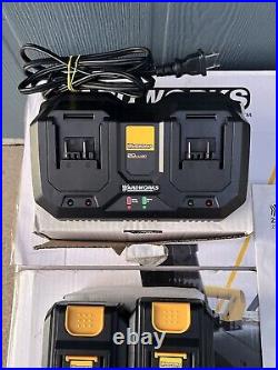 Yard works 40v (2X20V) 20 Cordless Snowblower. READ