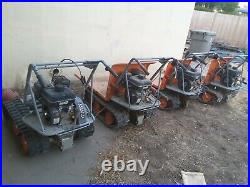 Yardmax YD8203 track yard carts, 4, they all need work